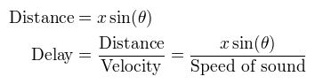 1D Delay Calculation