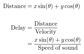 2D Delay Calculation