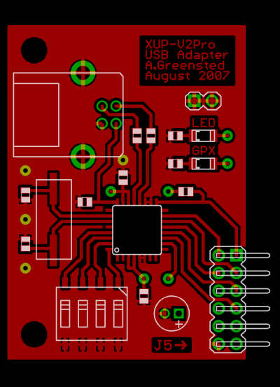 MAX3420 PCB Top Layer