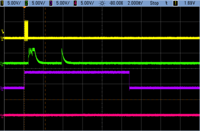 Received short spikes are ignored