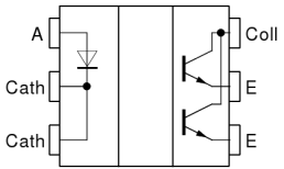 Internal circuit of the TCUT1200