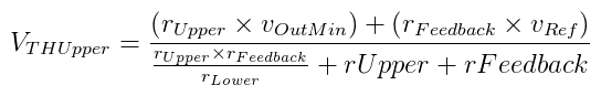 Lower Threshold Equation