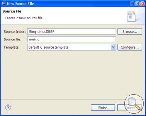 Add source file dialog