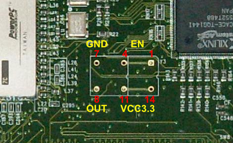 Alternate Clock Footprint