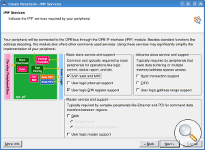 Create Peripheral Wizard